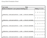 Group Work Evaluation & Score Calculator