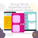 Group Work Expectations | Google Slides Group Assignments 