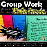 Group Work Role Cards {Editable Templates}