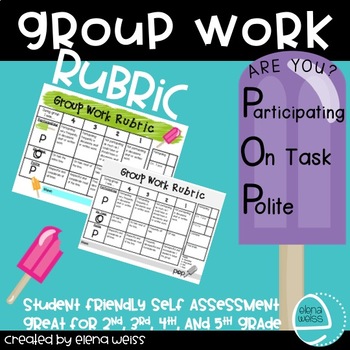 Preview of Group Work Rubric