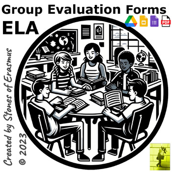 Preview of Group Work Self-Evaluation Form: ELA & Reading Student Assessment Tool