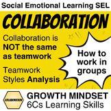Group Work vs Team Work Collaboration - Back to School Lea