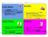 Group/Team Roles - Teamwork in the classroom