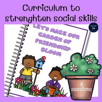 Preview of Group and individual counseling curriculum - friendship and social skills