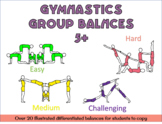 Group of 5+ balances - Gymnastics sports acrobatics