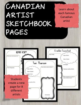 Preview of Group of 7 Canadian Art Sketchbooks