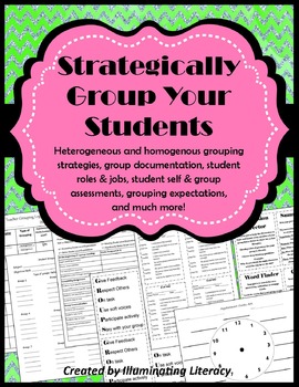 Preview of Grouping Packet: Strategies, Documentation, Expectations & Self-assessment