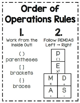 Operation: Grouping Symbols, Lesson Plans - The Mailbox