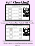 Groups and Periods of the Periodic Table Self Checking Activity 