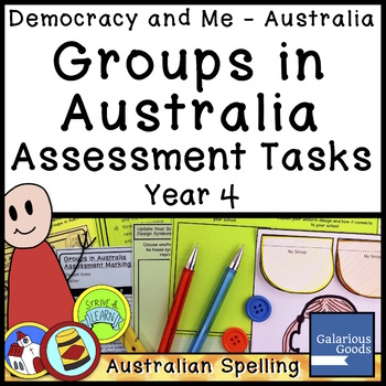 Preview of Group Identity in Australia Assessment Tasks | Year 4 HASS Australian Government