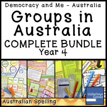 Preview of Group Identity in Australia Complete Bundle | Year 4 HASS Government and Civics
