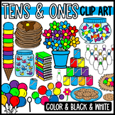 Groups of Ten and Ones Clip Art: Place Value