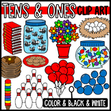 Groups of Ten and Ones Clipart (Place Value)