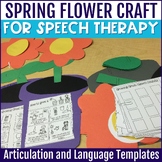 Spring Flower Craft for Articulation, Language, Vocabulary