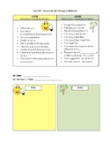 Grow & Glow Feedback Chart with Sentence starters!