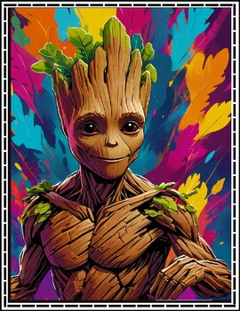 Preview of Grow Your Imagination: Explore Our Groot Coloring Pages!