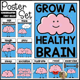 Mental Health Awareness: Grow a Healthy Brain Posters Kind