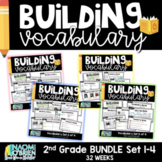 Bundle: 2nd Grade Vocabulary for the Year (32 Weeks)