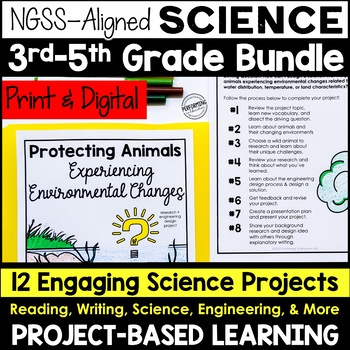 Preview of 3rd-5th Grade NGSS-Aligned Project-Based Science | Science PBL | Life Science