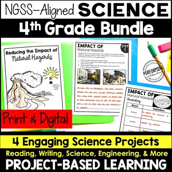4th Grade NGSS Project-Based Science | Science PBL | Natural Hazards ...