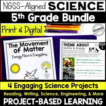 Preview of 5th Grade NGSS-Aligned Project-Based Science | Science PBL | Life Science