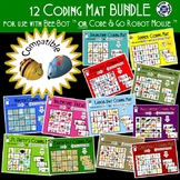 12 Month Coding Mat Bundle - compatible with Bee-Bot or Co