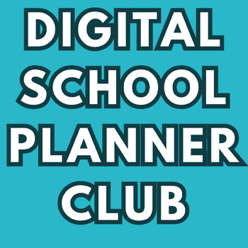 Preview of Growing Bundle: Digital Student Planning Middle School High School
