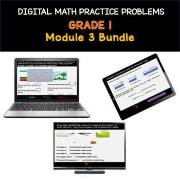 Preview of Distance Learning Bundle | Grade 1 Math Practice: Module 3  (Eureka/Engage NY)