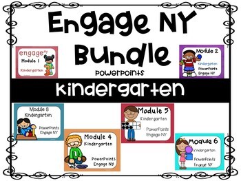 Preview of Bundle,  Kindergarten Math PowerPoints, Engage NY