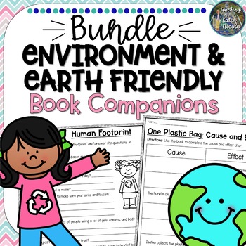 Preview of Growing Bundle - Environment and Earth Month Book Companions