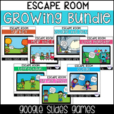 Growing Bundle Digital Escape Rooms Phonics and Phonemic A