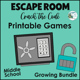 Growing Bundle Escape Room Challenges Review Games Great for Subs
