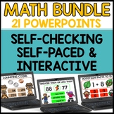 Interactive Math Games Powerpoints BUNDLE
