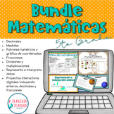 Growing Bundle Matemáticas Quinto Grado