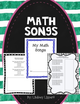 Preview of Math Songs GLAD Strategy