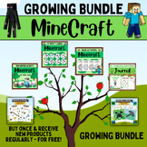 Growing Bundle: Minecraft Activities for Special Ed, SEL, 