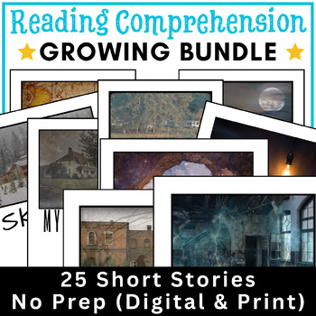 Preview of Growing Bundle Reading Comprehension Context Clues ELL Writing No Prep