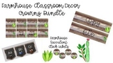 Shiplap Succulent Classroom Decor Bundle