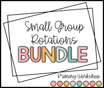Preview of Growing Bundle: Small Group Rotations PowerPoint with Timer