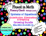 Growing Bundle: Systems of Equations All Methods Fluency C