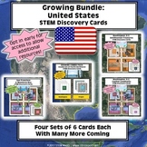 Growing Bundle: United States STEM Discovery Cards Kits (O