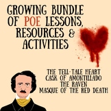 Growing Bundle of Edgar Allan Poe Lessons & Activities