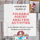 Growing Bundle of Every Poetry Analysis Foldable in my store!