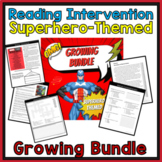 Growing Bundle of HIGH INTEREST Reading Comprehension Superhero