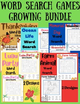 luau word search teaching resources teachers pay teachers