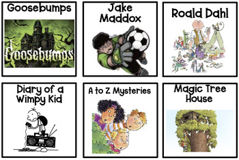 Preview of Growing Chapter Books Library Labels