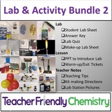 Chemistry Lab Bundle 2:  34 Labs, 27 Inquiry, Quiz, Key, P