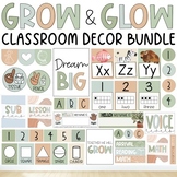 Growing Classroom Decor Bundle | Grow & Glow | Modern Neut