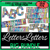 Growing Decor BIG BUNDLE - Letters Letters Watercolor - 20% OFF