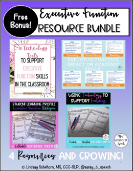 Preview of Growing Executive Function Resource Bundle